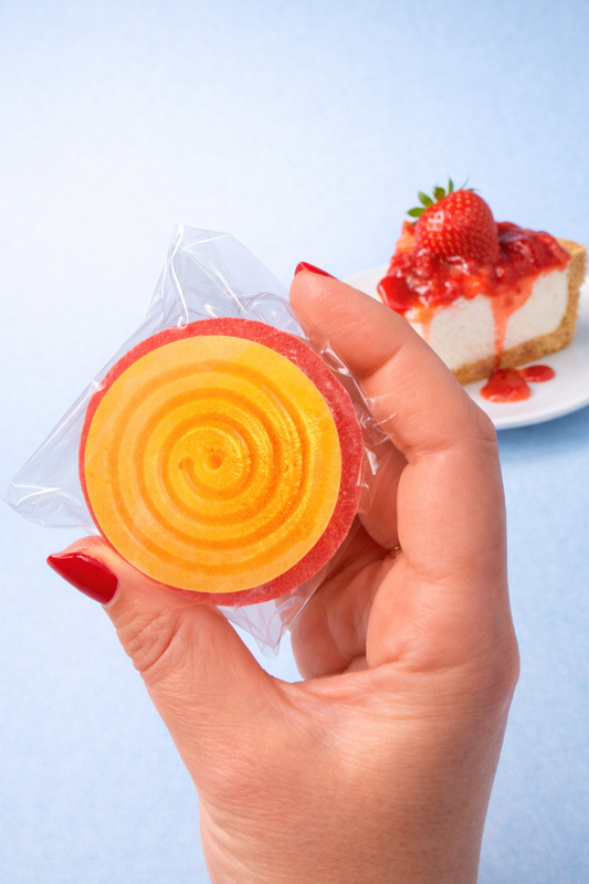 Strawberry Cheesecake Gem – Gourmet Crystal Candy | Diamond Delights