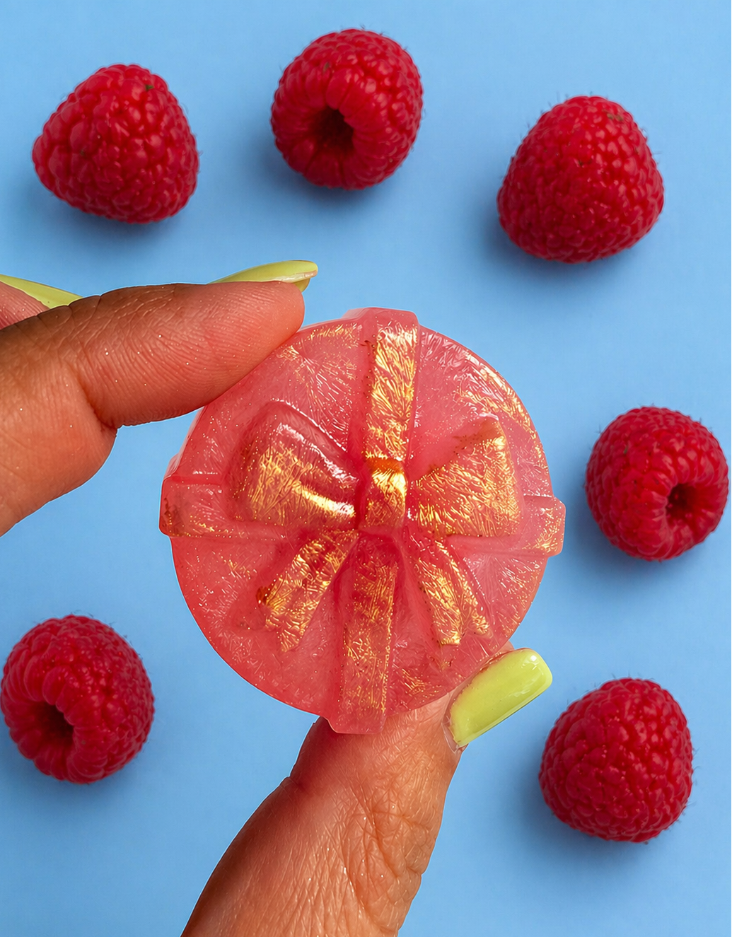Swedish BUBSs Candy Gems – Raspberry Skull Crystal Candy