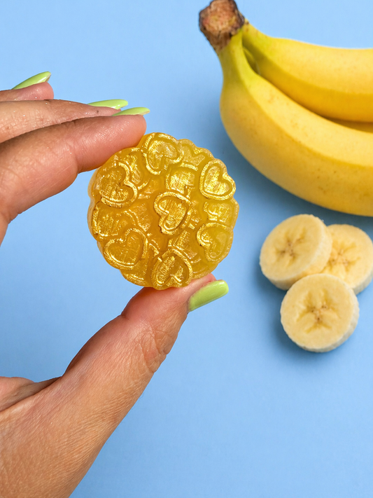 Swedish BUBs Candy Gems – Banana Caramel Crystal Candy