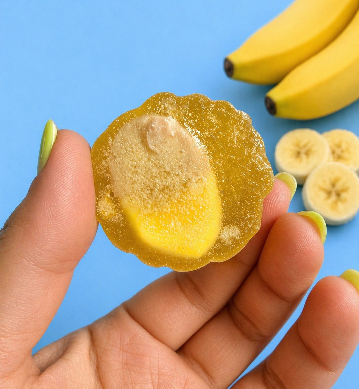 Swedish BUBs Candy Gems – Banana Caramel Crystal Candy