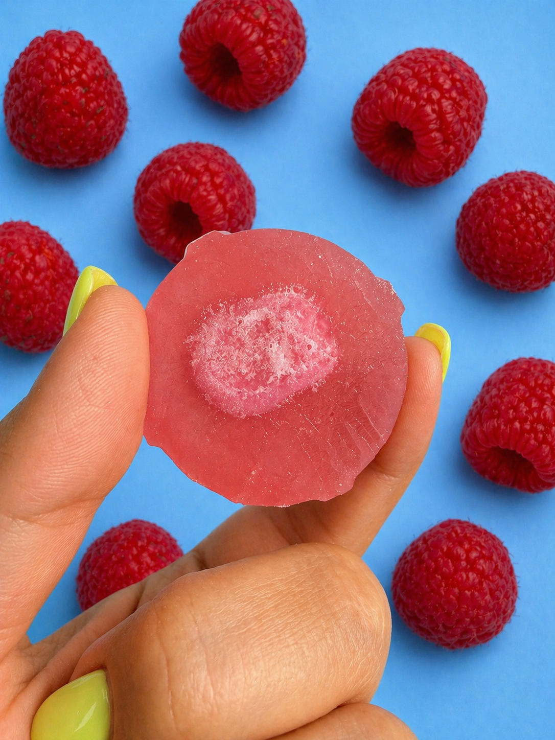 Swedish BUBSs Candy Gems – Raspberry Skull Crystal Candy