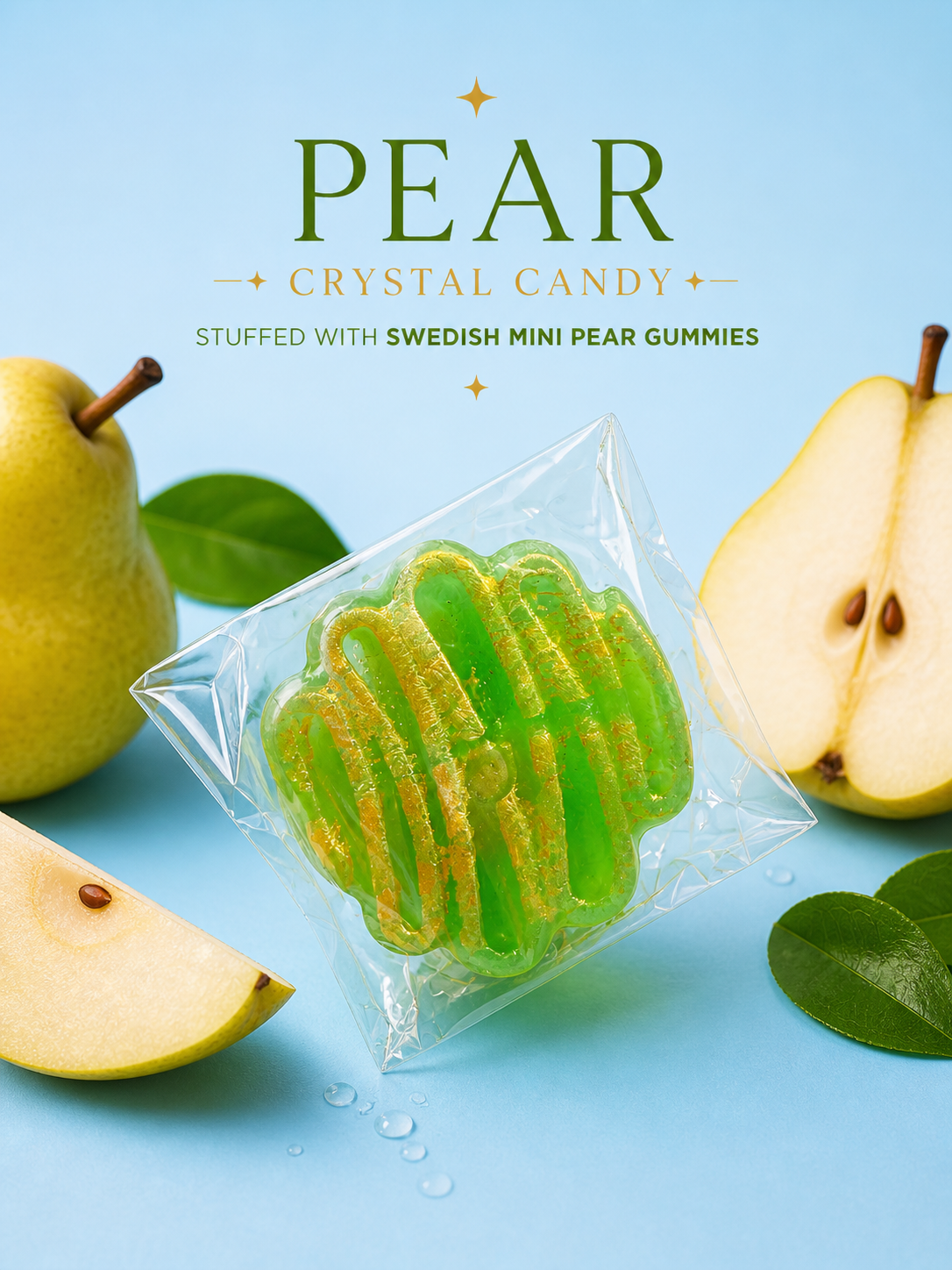 Swedish Pear Crystal Candy