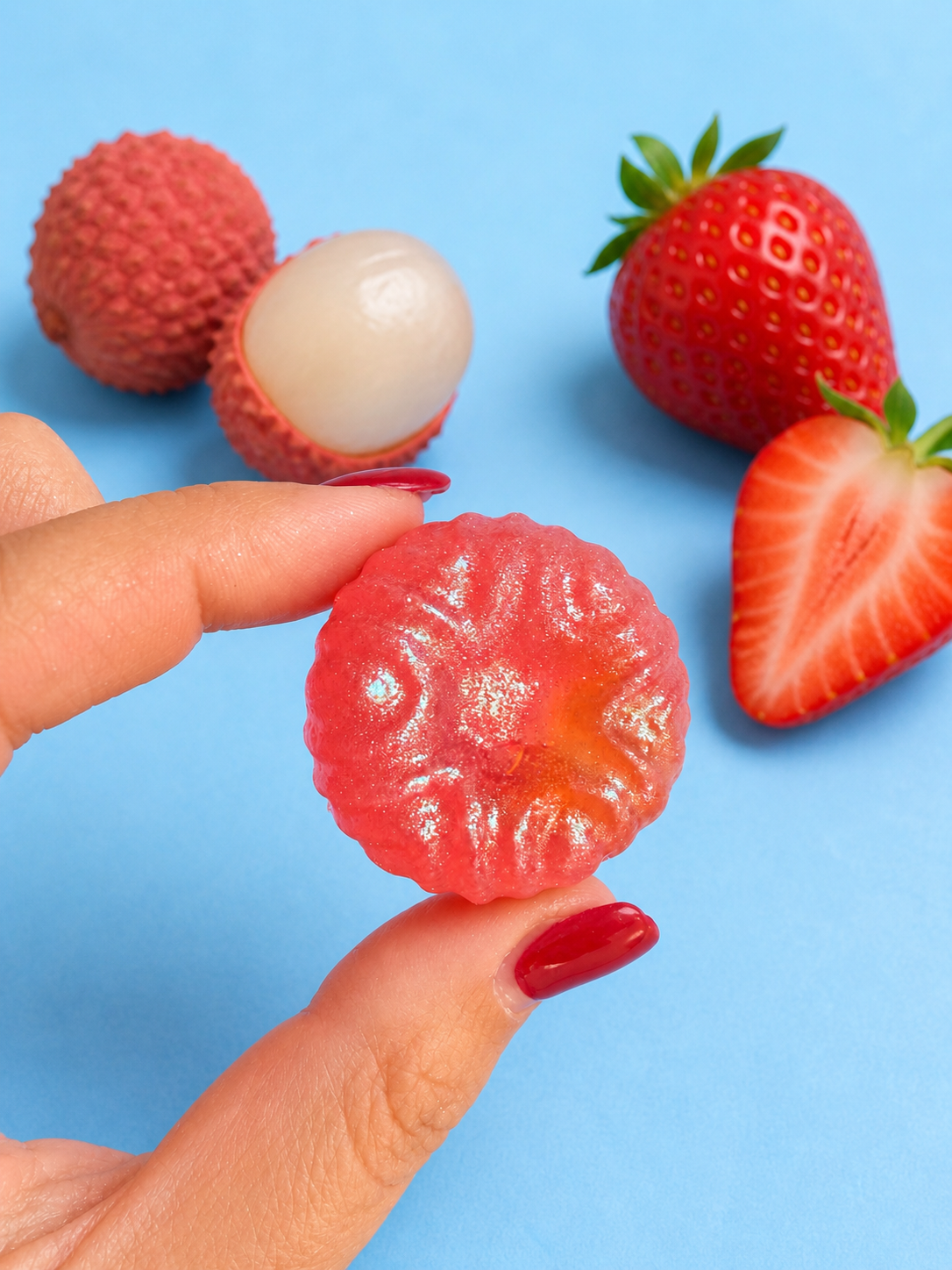 Strawberry Mini Gem with Lychee Jelly
