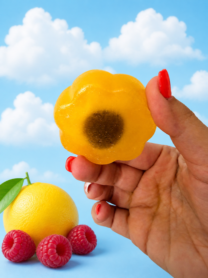 🍋 Lemon Raspberry DreamCloud Gem – A Cloud-Kissed Indulgence