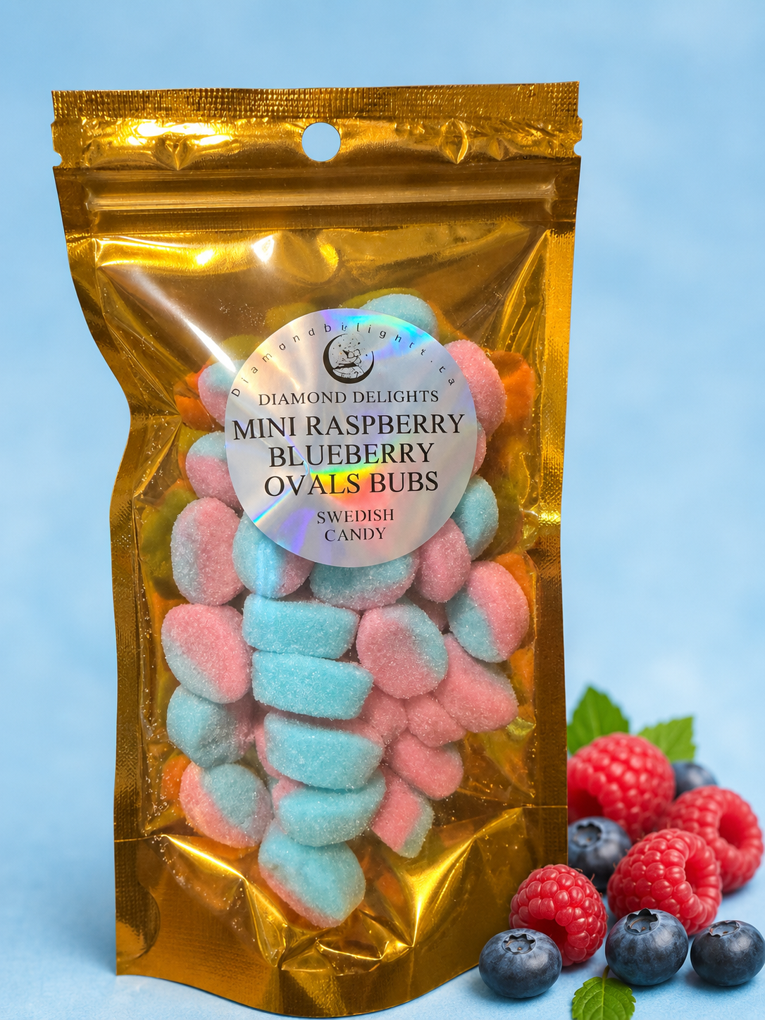 Swedish Mini Raspberry Blueberry Mini BUBs Ovals