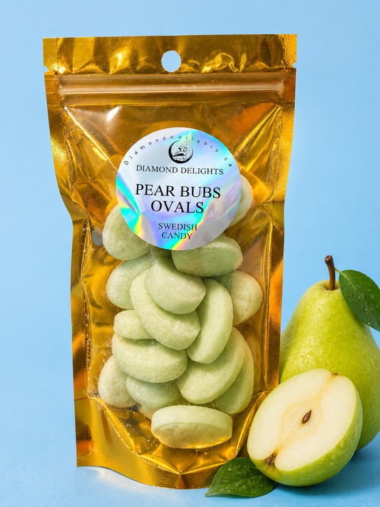 Swedish Sour Pear BUBs Ovals