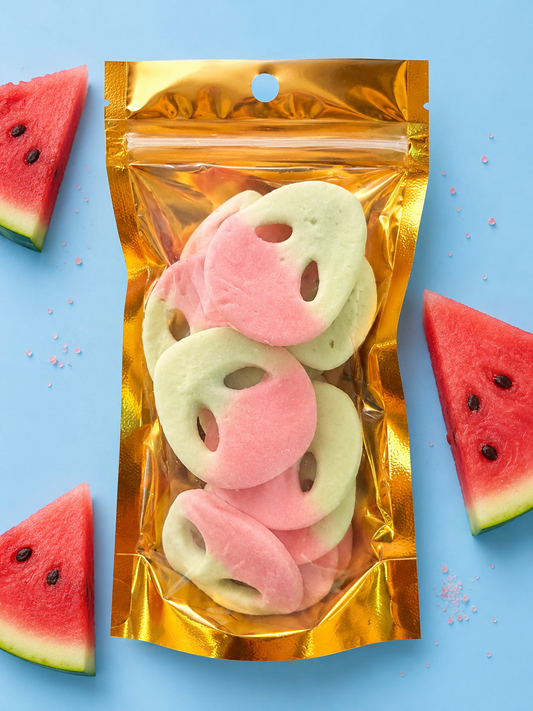 Watermelon Aliens | Swedish Style Foam Gummies