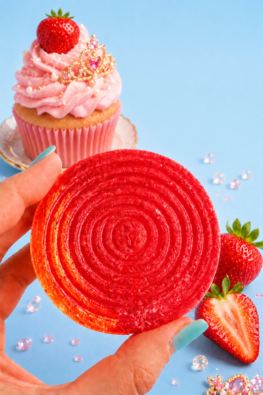 Flavor of the Week Crystal Candy Gem - “Strawberry Cupcake”