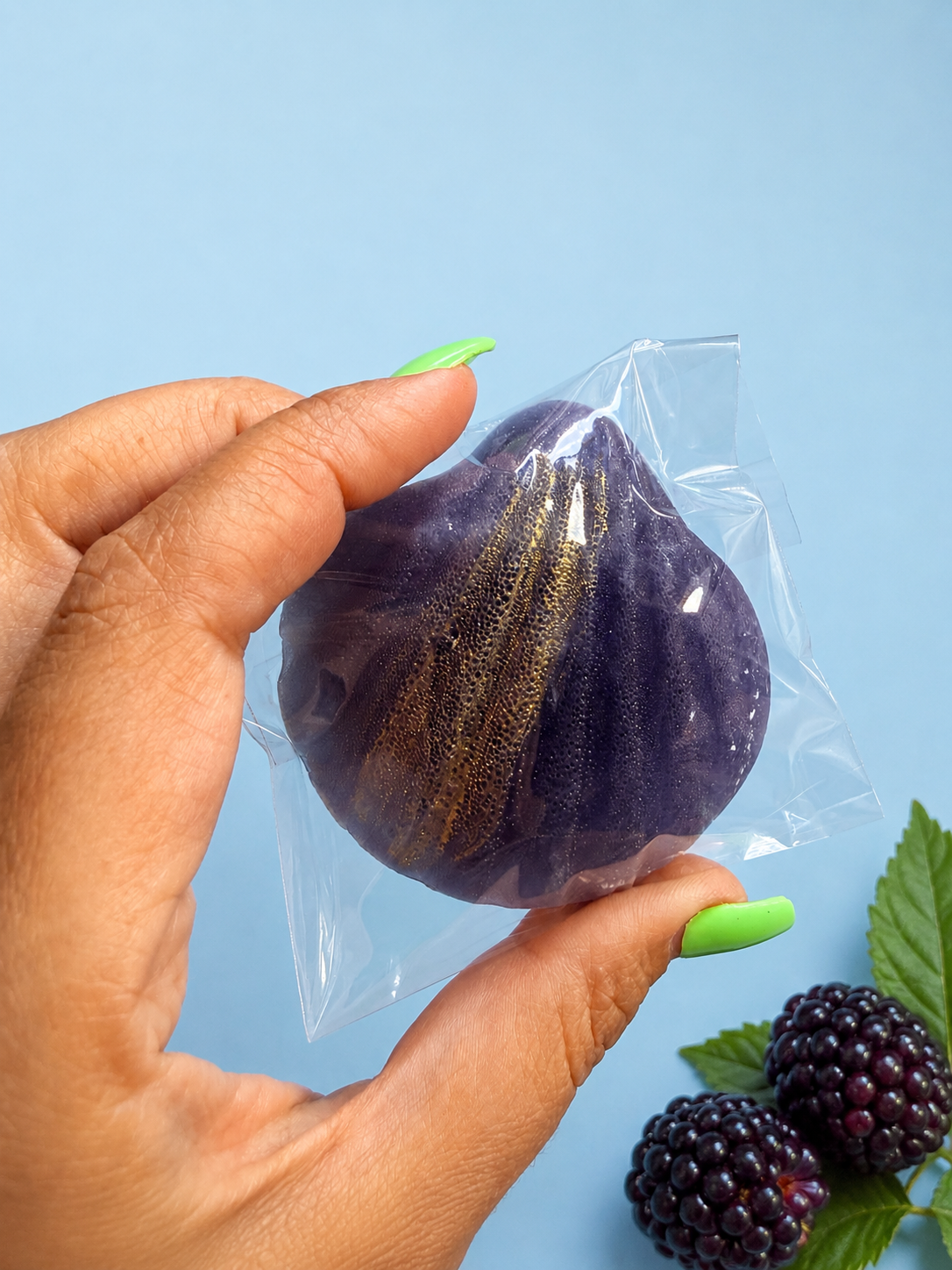 Boysenberry SeaShell  Gem 💜