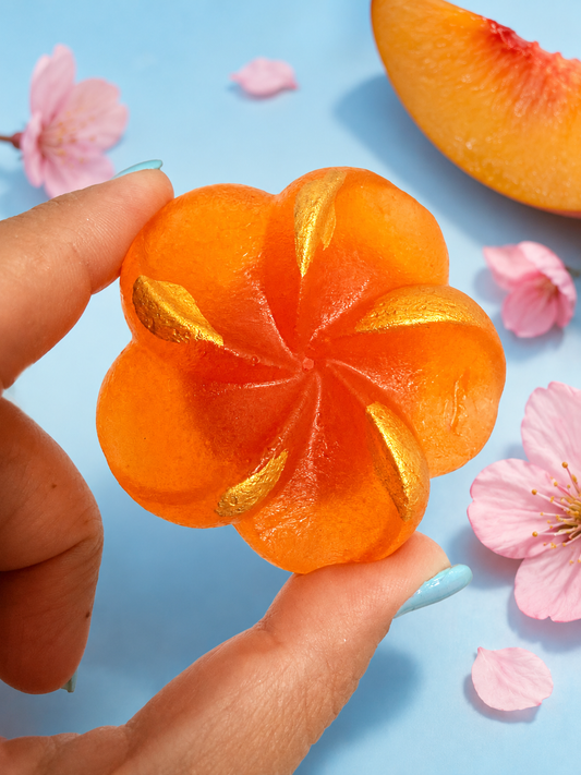 Peach Sakura Mochi Crystal Candy