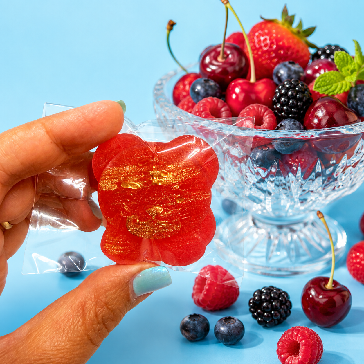Summer Berry Crystal Candy Mini Gem