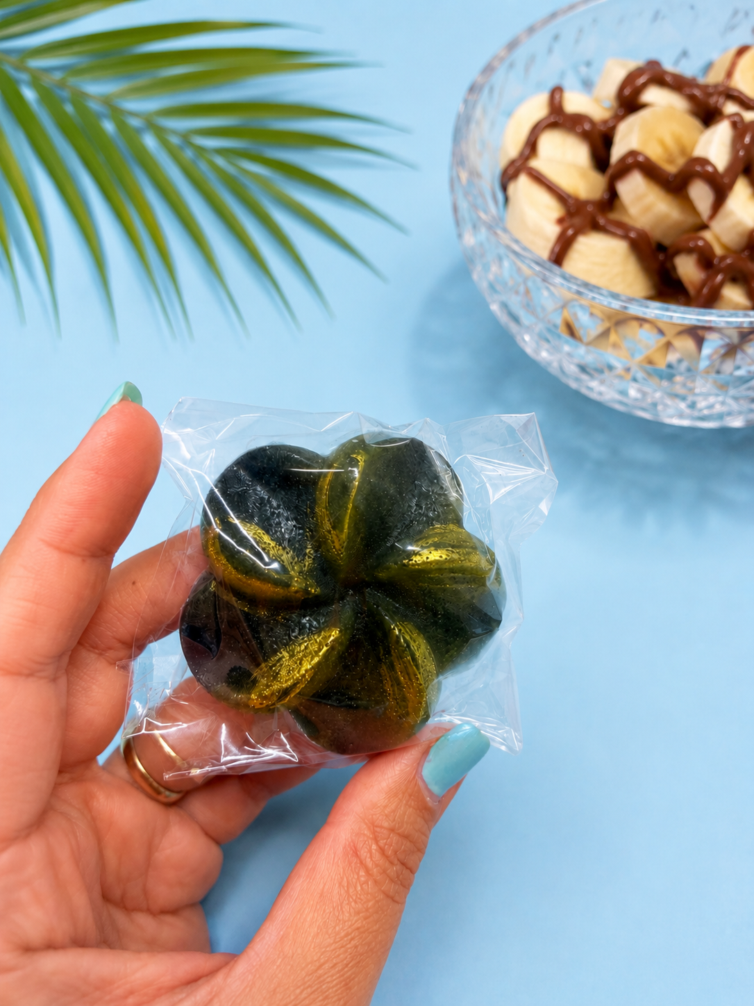 Banana Nutella Crystal Candy Flower