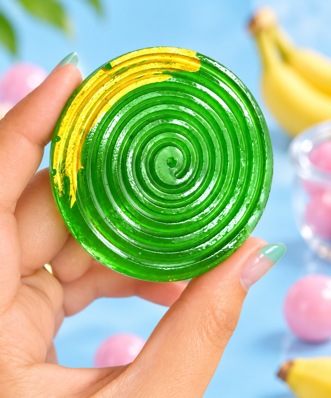 Flavor of the Week Crystal Candy Gem - “Banana Bubblegum”