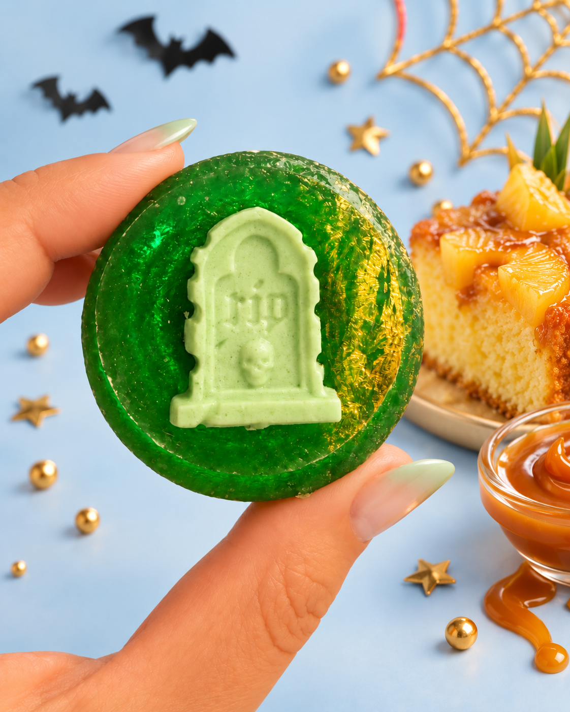 Pineapple Cake with Caramel filling