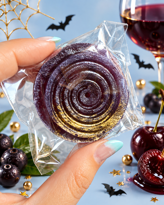 Açai Merlot with Cherry filling Crystal Candy