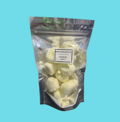 Freeze Dried Eggnog taffy bag