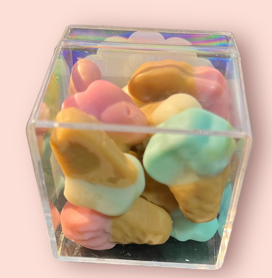 Gourmet Ice Cream Cones Gummy Candy Cube | Diamond Delights
