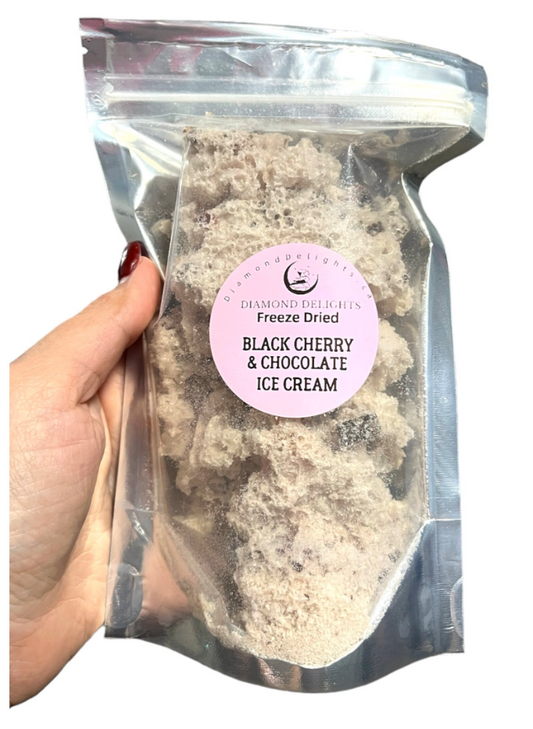 LIMITED EDITION Freeze Dried Black Cherry and Chocolate Ice Cream