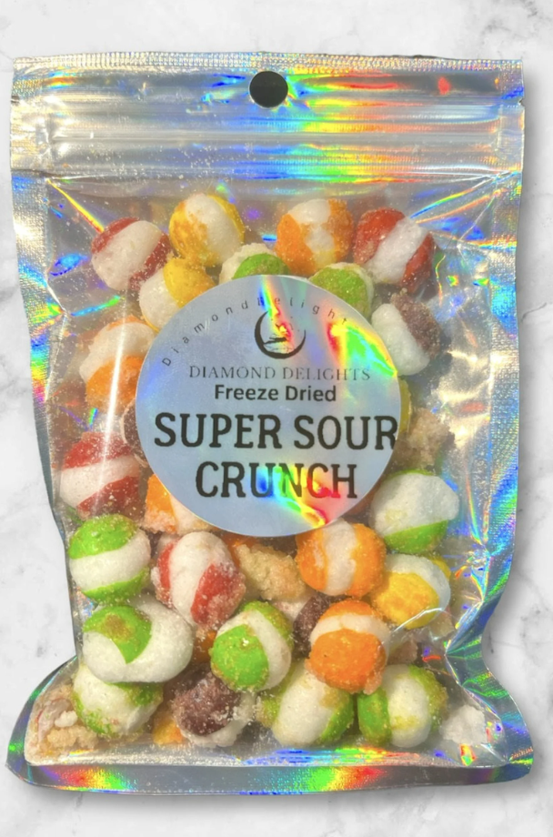 Super Sour Rainbow Crunch | Diamond Delights