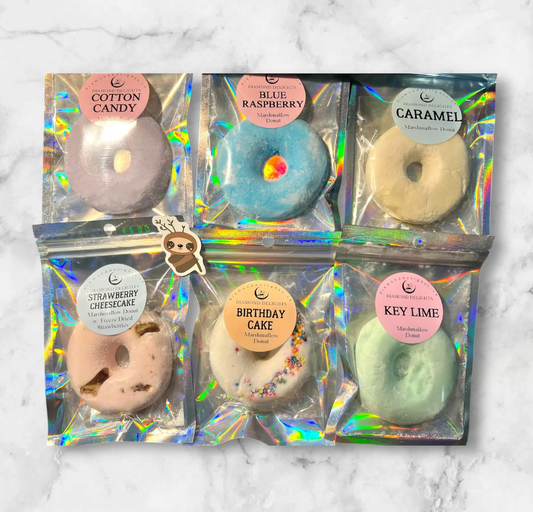 6 PACK Assorted DONUT Marshmallows