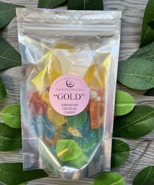Handmade vegan jelly candy in elegant gift bag