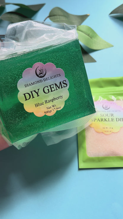DIY Gems Brick with Sour Sparkle Dip – (Half Kilo Candy Block!) Canada’s First!