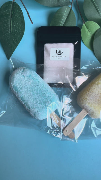 🍭 Pucker Pops - Sour Crystal Candy Popsicle