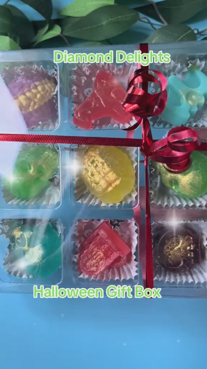Spooktacular Halloween Crystal Candy Gift Box – Assorted Shapes