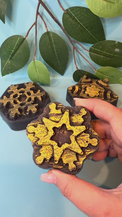 ❄️ Nutella stuffed with Peppermint Patty Snowflake Crystal Candy