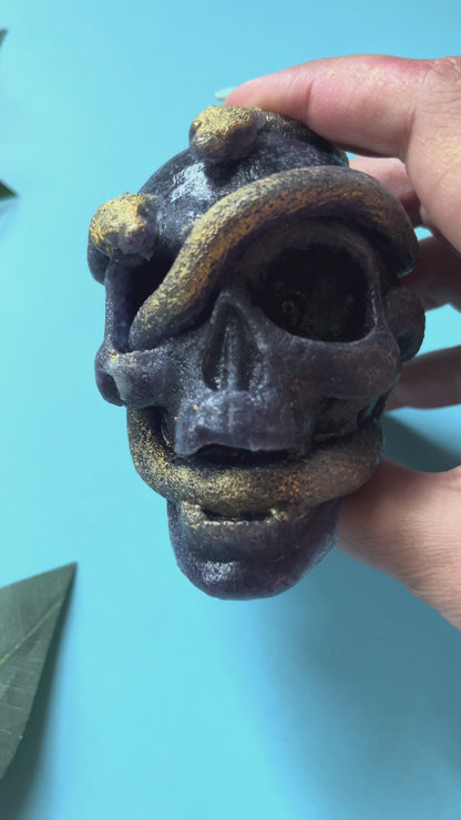Enchanted XL Crystal Candy Skull – Spooky Halloween Edition