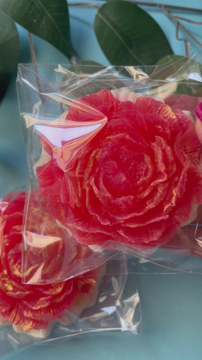 🌸 Crystal Candy Flower – Fruit Loops & Sweet Milk or Blue Raspberry & Cotton Candy