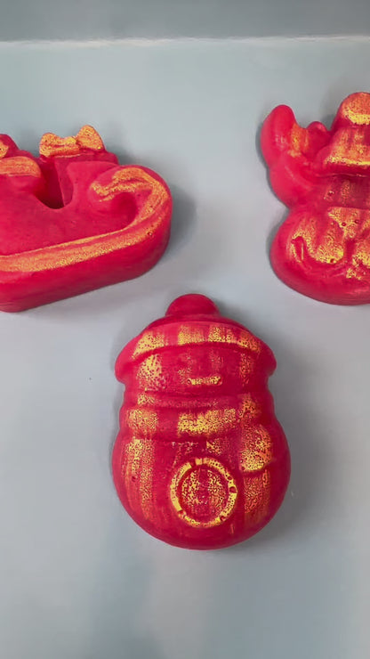 🎄Cranberry & Orange Marmalade Gems – Stuffed Christmas Crystal Candy